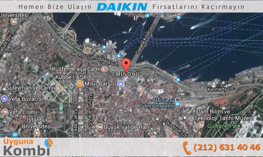 Daikin Eminönü Bayi Kombi Satış