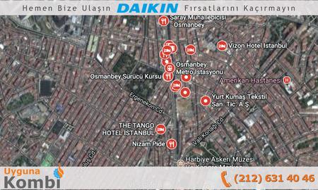 Daikin Osmanbey Bayi Kombi Satış