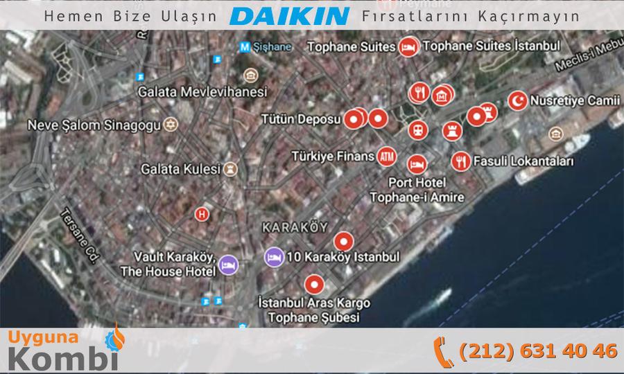 Daikin Tophane Bayi Kombi Satış