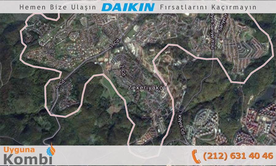 Daikin Zekeriyaköy Bayi Kombi Satış