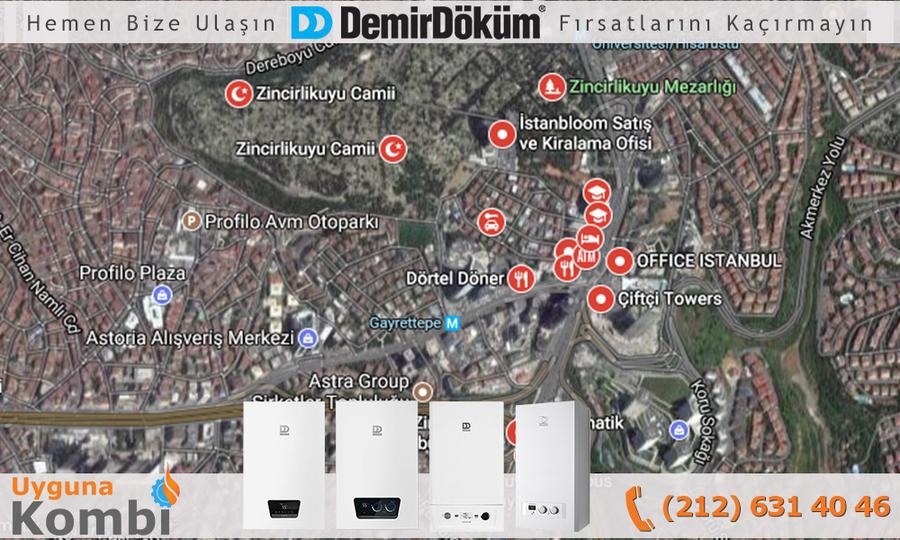 Demirdöküm Zincirlikuyu Bayi Kombi Satış